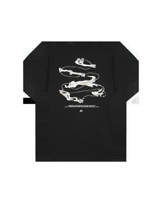 Malelions Water Sign T-Shirt Kids Zwart - Maat 140 - Kleur: Zwart | Soccerfanshop