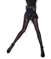 Girardi Panty My Paris netpatroon zwart - thumbnail