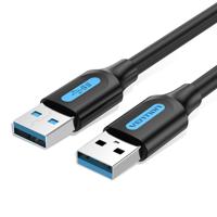 USB-kabel Vention CONBI Zwart 3 m (1 Stuks) - thumbnail
