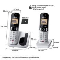 Draadloze telefoon Panasonic KX-TGC252SPS - thumbnail