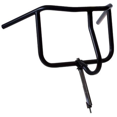 Steco Stuur ukkie-mee 22,2x350 mm - zwart