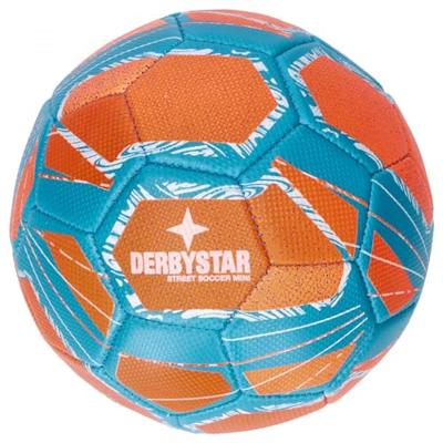 Derbystar Mini Voetbal Street Soccer V24 Oranje blauw wit 4274