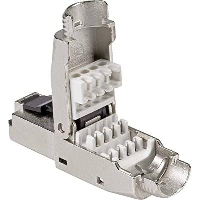 Renkforce Renkforce Cat. 8.1 STP Fiels installable RF-4601166 Koppeling, haaks Aantal polen (sensoren) 8P8C 1 stuk(s)