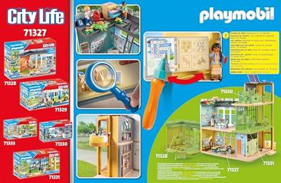 PLAYMOBIL City Life grote school 71327 - thumbnail