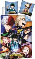 My Hero Academia - Allies 1 Persoons Dekbedovertrek (140cm x 200cm) - thumbnail