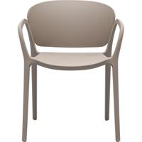 Woood Bent tuinstoel taupe - thumbnail