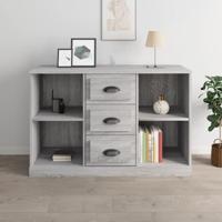 Dressoir 104,5x35,5x67,5 cm bewerkt hout sonoma grijs - thumbnail