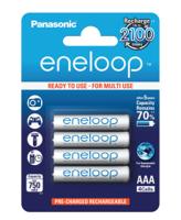 4 x AAA Panasonic Eneloop batterijen - 800mAh - thumbnail