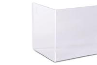 Boekensteun maul 16x15x21cm acryl glashelder - thumbnail