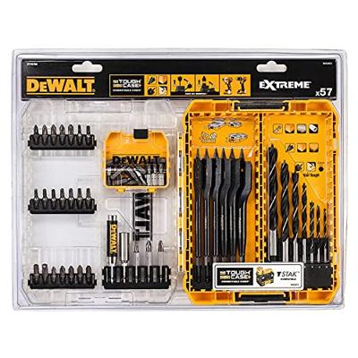 DeWalt Accessoires 57-delige Speedboor- en houtborenset | EXTREME | In TOUGH CASE - DT70758-QZ - thumbnail