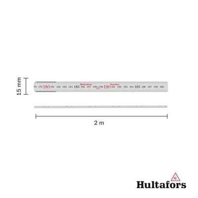 Hultafors Duimstok A 61 2m | 10-delig - HU150203 Hultafors Duimstok A 61 2m | 10-delig - HU150203