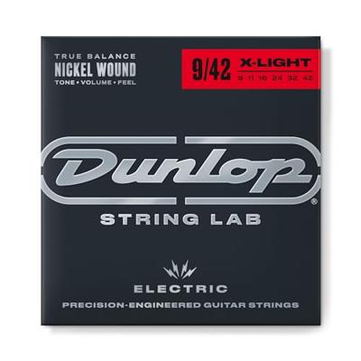 Dunlop DEN0942 Electric Nickel Extra Light 09-42 snarenset - thumbnail
