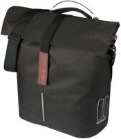 Basil Tas city shopper enkel | mik studs | zwart | 14-16l - thumbnail