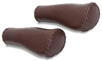 Selle Orient lederen handvatten set bruin 130 mm - thumbnail