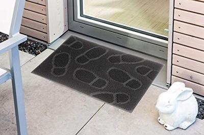 Deurmat Pin Mat Zwart Natuurlijk rubber 60 x 40 cm