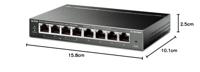 TP-LINK TL-SG108PE Netwerk switch 8 poorten 1 GBit/s PoE-functie - thumbnail