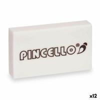 Gom Pincello Wit 9 x 16 x 1,5 cm (12 Stuks) - thumbnail