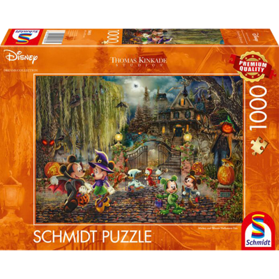 Disney Mickey & Minnie - Halloween Fun Puzzel 1000 Stukjes Disney Mickey & Minnie - Halloween Fun Puzzel 1000 Stukjes