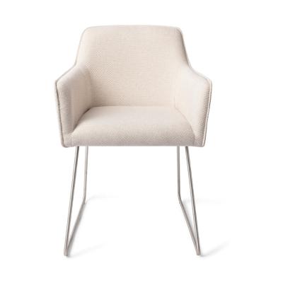 Jesper Home Eetkamerstoel 'Hofu' Slide Steel, kleur Enoki