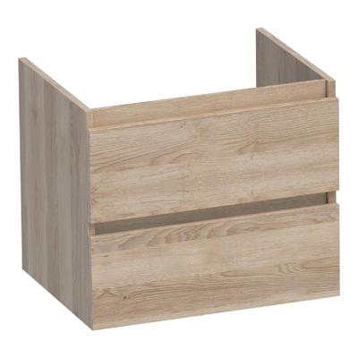 Brauer Joy - Onderkast - 60 cm - met 2 Softclose Lades Greeploos en 1 Sifon Uitsparing - Sunlit