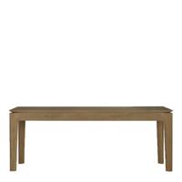 Ethnicraft Eetkamerbank 'Bok' Teakhout, 126cm, kleur Bruin - thumbnail