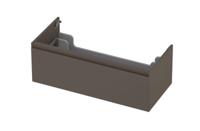 Onderkast INK 1 lade greeploos gelakt 45gr 100 cm x 45 cm x 35 cm Mat taupe 1240135 - thumbnail