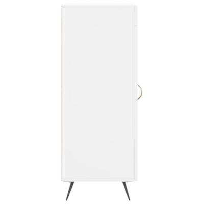 Dressoir 34,5x34x90 cm bewerkt hout wit