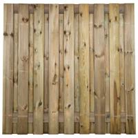 Minimale besteding! Grenen scherm Idaho 19 planks/15 mm RVS geschroefd 180x180 cm Betonschutting Constructie Gardenlux - Gardenlux - thumbnail
