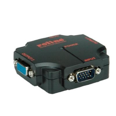 ROLINE VGA videosplitter, hoge resolutie, 450 MHz, 2-voudig - thumbnail