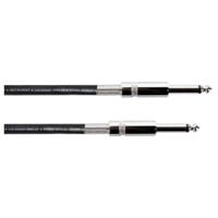 Cordial 14757 Jackplug Instrumenten Aansluitkabel [1x Jackplug male 6,3 mm (mono) - 1x Jackplug male 6,3 mm (mono)] 5.00 m Zwart Flexibel - thumbnail