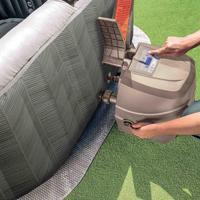 Intex opblaasbare spa | 4-persoons chevron deluxe - thumbnail