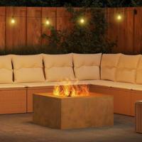 Vuurkorf Bruin 80 x 80 x 40 cm Cortenstaal - thumbnail