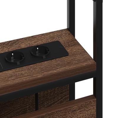 Opberghoofdbord bruin eikenkleur 80 cm Bewerkt hout Opberghoofdbord bruin eikenkleur 80 cm Bewerkt hout