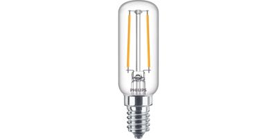 Philips LED Buislamp T25 met kleine E14 fitting - 2W vervangt 25W - Warm wit