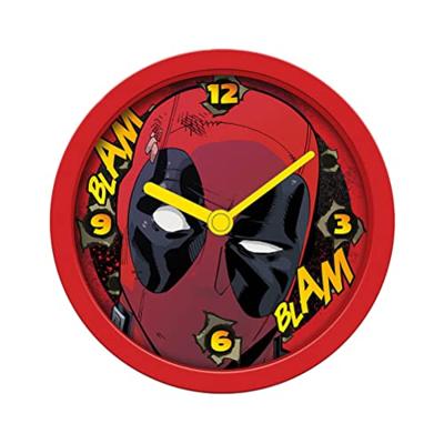 Marvel Desk Clock Deadpool Blam Blam