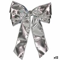 Lasso Kerstversiering Zilverkleurig 30 x 4 x 20 cm (12 Stuks) - thumbnail