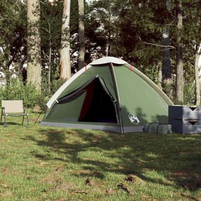 VidaXL Koepeltent 4-persoons waterdicht groen