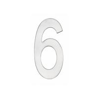 Intersteel Huisnummer 6Numbra 15cm RVS - 0035.402046 - thumbnail