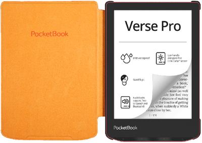 PocketBook Shell Geschikt voor Pocketbook eReader Verse Lite, Verse, Verse Pro, Verse Pro Color E-reader hoesje Oranje - thumbnail