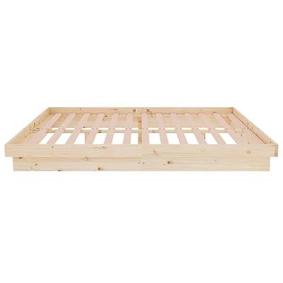 Bedframe massief hout 140x190 cm