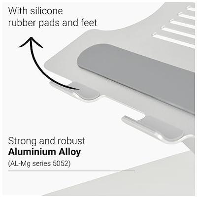 Desq laptopstandaard voor laptops tot 15,6 inch, zilver