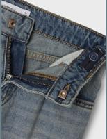 NAME IT wijde skater jeans voor meisjes van gerecycled katoen jeansblauw - thumbnail