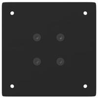 Bartafelpoten 4 st 90-92 cm staal zwart - thumbnail