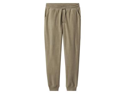 esmara Men Heren fleece joggingbroek (Beige, M)