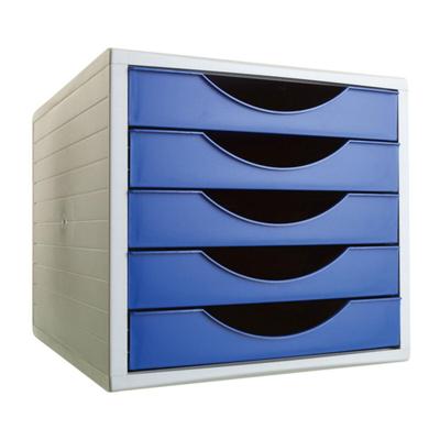 Modulaire archiefkast Archivo 2000 ArchivoTec Serie 4000 5 lades Din A4 Blauw 34 x 27 x 26 cm Modulaire archiefkast Archivo 2000 ArchivoTec Serie 4000 5 lades Din A4 Blauw 34 x 27 x 26 cm