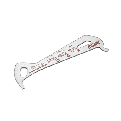 Taya Kettingslijtagemeter icetoolz 62c4 roestvrij staal