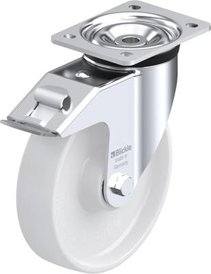 Blickle LK-PO 200K-FI Zwenkwiel met rem Wieldiameter: 200 mm Draagvermogen (max.): 600 kg 1 stuk(s)