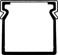 Hager B4004007030B Kabelgoot (l x b x h) 2000 x 45 x 44 mm 2 m Grijs - thumbnail