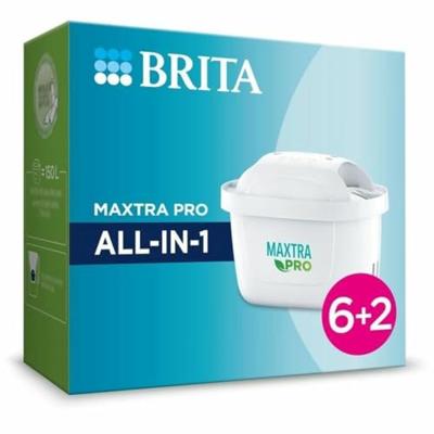 Confezione da 6 filtri per l'acqua + 2 in omaggio - BRITA - MAXTRA PRO All-in-1