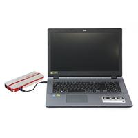 Dino KRAFTPAKET Snelstartsysteem 136102 Starthulpstroom: 300 A 2x 12V-uitgang, 2x USB-contact, Verpolings- en elektronicabescherming, SOS signaallamp, - thumbnail